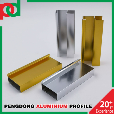 Profilo di alluminio di lucidatura dell'armadio da cucina di High Glossy Silver del produttore di Foshan