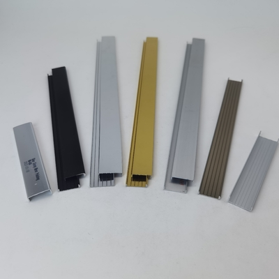 I profili di alluminio che lucidano le mattonelle di bordo decorative sistemano il colore popolare dell'oro e dell'argento