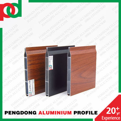 Profili in alluminio per porte in Uruguay Messico Temperature T5 Vari colori di legno