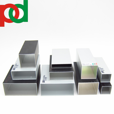 6063 T5 Tubi di alluminio cavo rettangolare di alluminio quadrato tubo di alluminio angolo