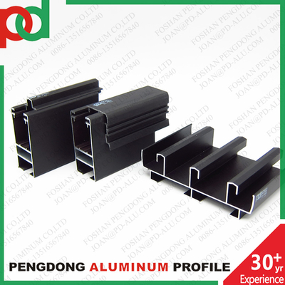 Profili anodizzati neri di alluminio per finestre e porte Serie 35