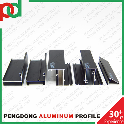 Profili in alluminio verniciato a polvere per finestre e porte nella Serie 42 prodotti a Foshan per Perù, Bolivia, Cile, Serie 6000