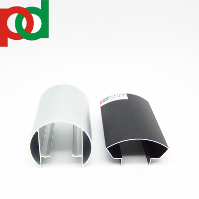 Canale a U in alluminio color legno per ringhiera, pergola, balcone, tubi per recinzioni esportati in Sud America