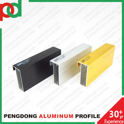 Tecnologia di estrusione personalizzabile Produzione di profili in alluminio per porte di vetro armadio da cucina armadio MDF melamina