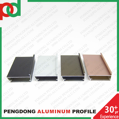 Tecnologia di estrusione Profili in alluminio della serie 6000 per mobili in melamina Oro cromo Bronzo anodizzato in grandi dimensioni