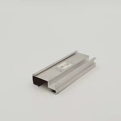 Anodizzato 6063 profili di alluminio Rod Spring Tube Bottom della pista della tenda