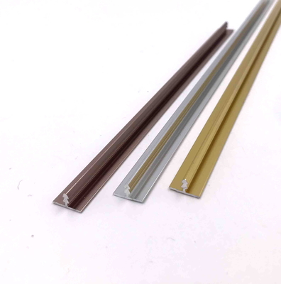 11.7mm T modellano i profili di alluminio anodizzati cromano l'oro rosa dell'oro