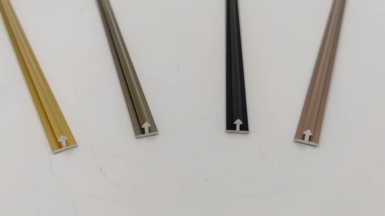 6mm T modellano la tolleranza anodizzata d'argento 0.12mm delle estrusioni di alluminio della disposizione