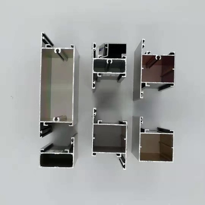 L'abitudine 6063 T5 ha anodizzato i profili della finestra della stoffa per tendine spolverizza rivestito