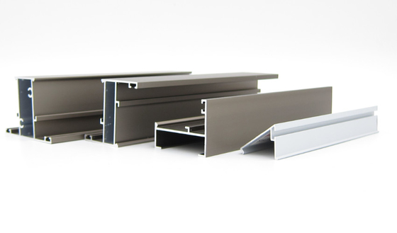 Linea 42 finestra di alluminio della stoffa per tendine 6063 T6 profila d'argento anodizzata