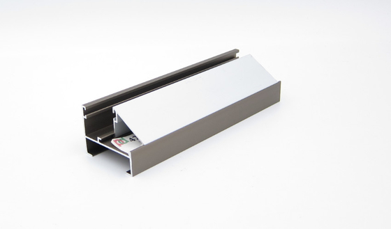 Linea 42 finestra di alluminio della stoffa per tendine 6063 T6 profila d'argento anodizzata