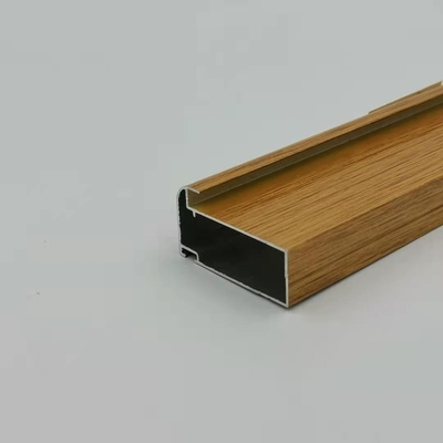 La polvere di alluminio del grano di legno di profilo della cucina della Libia 6063 ha ricoperto
