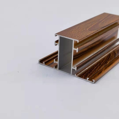 Profilo di alluminio del grano finito mulino di legno per la finestra e la porta
