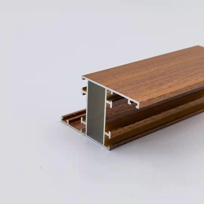 Profilo di alluminio del grano finito mulino di legno per la finestra e la porta
