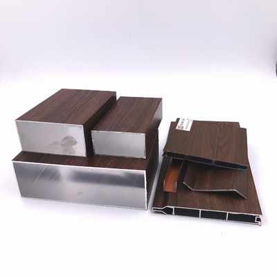 L'alluminio di legno rettangolare di rivestimento profila il profilo di alluminio dell'estrusione 4040
