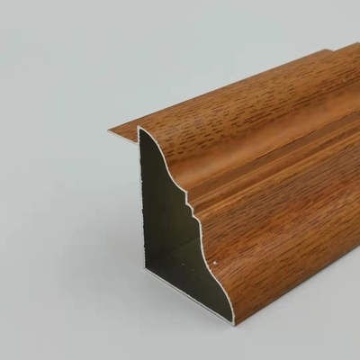 Estrusione di alluminio di legno dell'armadio da cucina di rivestimento che anodizza per Israele