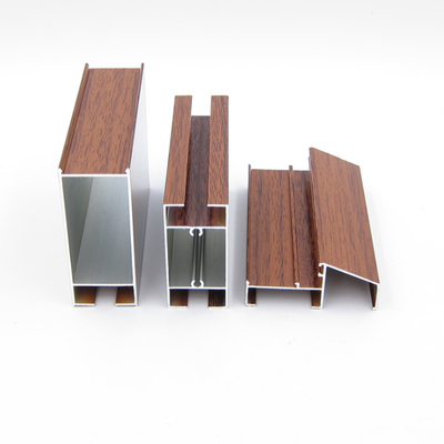 Estrusione di alluminio di effetto di legno 6063 T5 per Windows Cile Bolivia