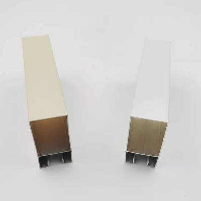 polvere di profilo di 5.85M 6.00M Aluminium Sliding Window ricoperta per la Nigeria