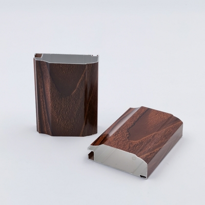 Profilo di alluminio della maniglia T5 del grano 6063 di legno per l'armadio da cucina
