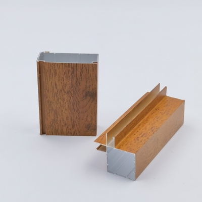 Profili da cucina in alluminio da 10 mm di grano di legno per decorazioni