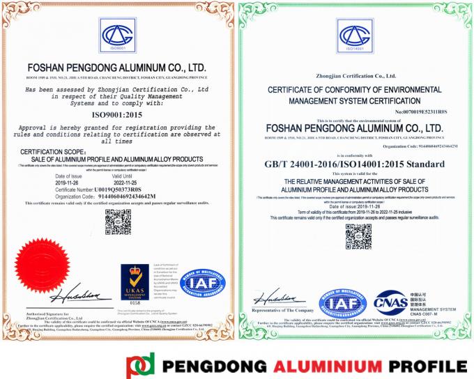 Colore differente Mate Aluminum Profiles Tubes di dimensione di migliore qualità
