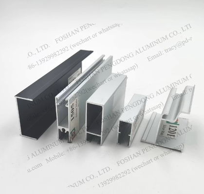Prezzo buono la porta di alluminio anodizzata 0.15mm profila 6063 serie di carattere di T5 in linea