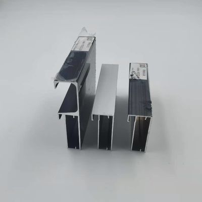 Prezzo buono Anodizzato colori 6063 profili di alluminio per lo scivolamento delle porte del guardaroba in linea
