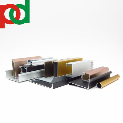 Tecnologia di estrusione personalizzabile Produzione di profili in alluminio per porte di vetro armadio da cucina armadio MDF melamina