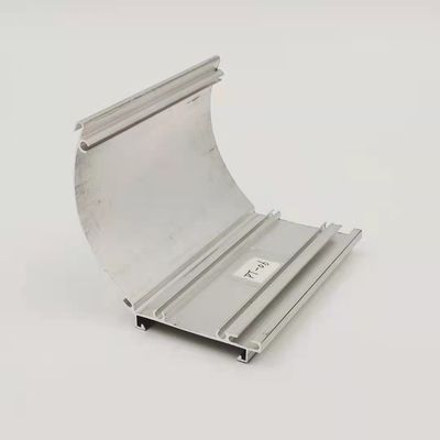 Prezzo buono Anodizzato 6063 profili di alluminio Rod Spring Tube Bottom della pista della tenda in linea