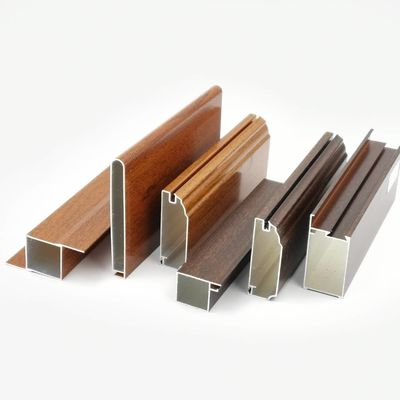 Prezzo buono Colore di legno di profilo di alluminio della cucina T3 di Israel Libya 6063 in linea