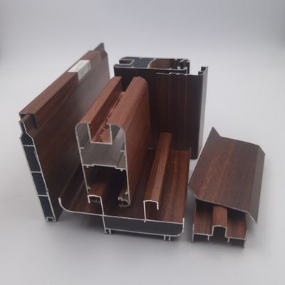 Prezzo buono La metropolitana di alluminio del grano di legno profila 6063 serie in linea