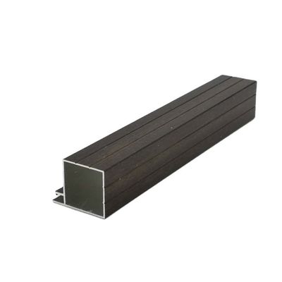 Prezzo buono 5.8M Profili in alluminio con rivestimento in polvere di grano di legno per armadi di cucina in linea