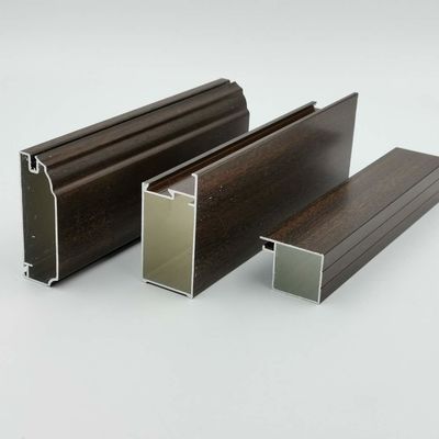 Prezzo buono La porta di alluminio su ordinazione del Governo T5 di Israele 6063 profila la polvere spessa di 1.2mm ricoperta in linea