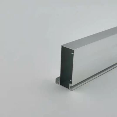 Prezzo buono Spessore di alluminio anodizzato rettangolare d'argento lucido di profilo 1.2mm della cucina in linea