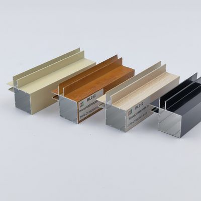 Prezzo buono Profili da cucina in alluminio da 10 mm di grano di legno per decorazioni in linea
